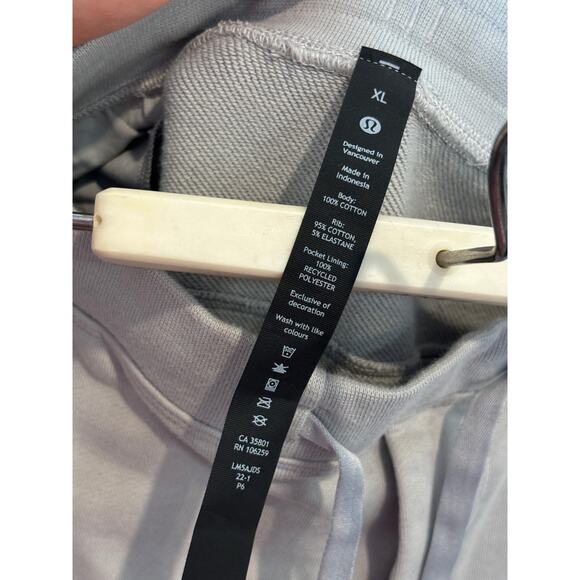 Lululemon Men's Relaxed Fit French Terry Joggers Pants Size XL Grey Athletic - Picture 5 of 5